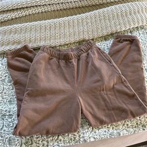 Women’s Aerie fleece boyfriend joggers